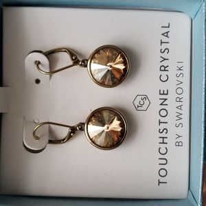Touchstone Crystal Lulu Earrings Antique